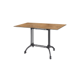 Table de jardin de terrasse RUSITCAL DUO Plateaux en HPL