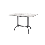 Table de jardin de terrasse RUSITCAL DUO Plateaux en HPL