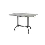 Table de jardin de terrasse RUSITCAL DUO Plateaux en HPL