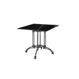 Table de jardin de terrasse RUSTICAL QUATTRO Plateaux en HPL