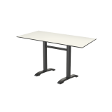 Table de jardin de terrasse CARVO DUO Plateaux en HPL