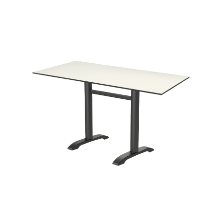 Table de jardin de terrasse CARVO DUO Plateaux en HPL