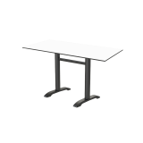 Table de jardin de terrasse CARVO DUO Plateaux en HPL