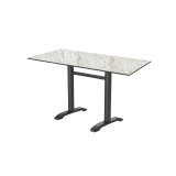 Table de jardin de terrasse CARVO DUO Plateaux en HPL