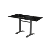 Table de jardin de terrasse CARVO DUO Plateaux en HPL