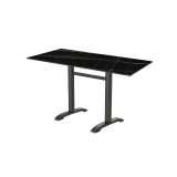 Table de jardin de terrasse CARVO DUO Plateaux en HPL
