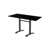 Table de jardin de terrasse CARVO DUO Plateaux en HPL