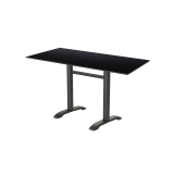 Table de jardin de terrasse CARVO DUO Plateaux en HPL