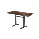 Table de jardin de terrasse CARVO DUO Plateaux en HPL
