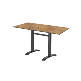 Table de jardin de terrasse CARVO DUO Plateaux en HPL