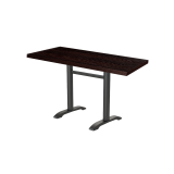 Table De Bistrot CARVO DUO Plateau Plaqué