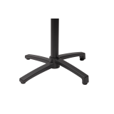 Table de jardin de terrasse CROSS COMFORT noir 69x69 Noir profond