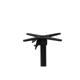 Table de jardin de terrasse CROSS COMFORT noir 70x70 Noir profond