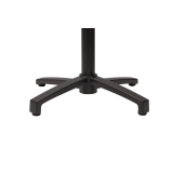 Table de jardin de terrasse CROSS COMFORT noir 70x70 Noir profond