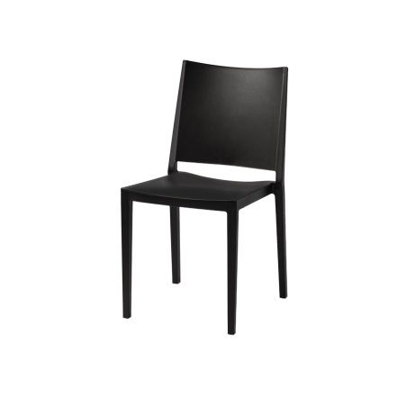 Chaise de café GOMERA FULL noire
