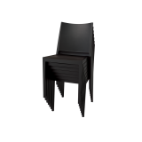 Chaise de café GOMERA FULL noire