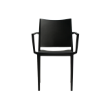 Chaise de café GOMERA FULL GRAND noire