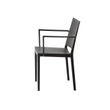 Chaise de café GOMERA FULL GRAND noire