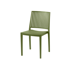Chaise de café GOMERA STRIPES olio verde