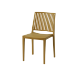 Chaise de café GOMERA STRIPES amber dune