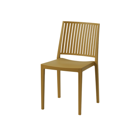 Chaise de café GOMERA STRIPES amber dune