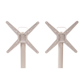 La Base de la Table de Bistrot CROSS COMFORT DUO blanc