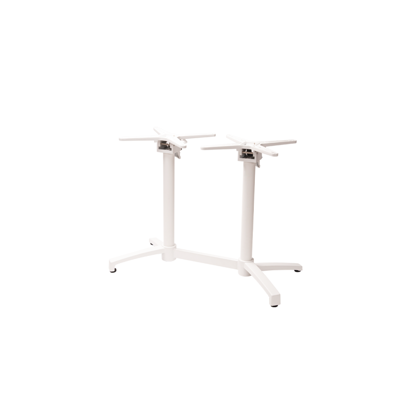 La Base de la Table de Bistrot CROSS COMFORT DUO blanc