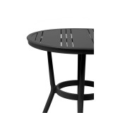 Table de jardin de terrasse EVA anthracite