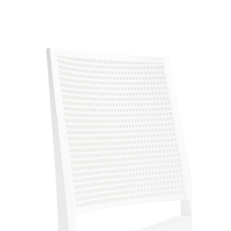 Chaise de café GOMERA NET blanche