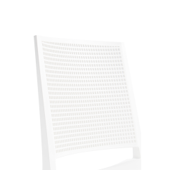 Chaise de café GOMERA NET blanche