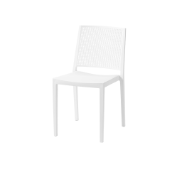 Chaise de café GOMERA NET blanche