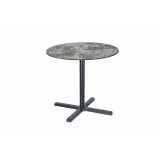 Table de jardin de terrasse PRISMA Plateaux en HPL