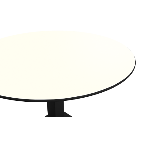Table de jardin de terrasse PRISMA Plateaux en HPL