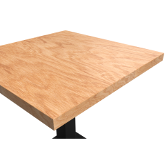 Table de café SIGMA R avec plateau en bois plaqué