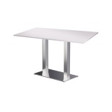 Table de café SIGMA DUO avec plateau stratifié