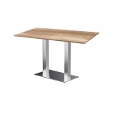 Table de café SIGMA DUO avec plateau stratifié