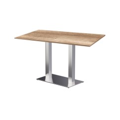 Table de café SIGMA DUO avec plateau stratifié