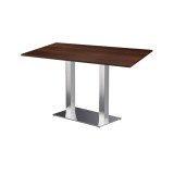 Table de café SIGMA DUO avec plateau stratifié