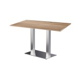 Table de café SIGMA DUO avec plateau stratifié