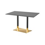 Table de café OMEGA DUO avec plateau stratifié