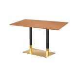 Table de café OMEGA DUO avec plateau stratifié