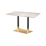 Table de café OMEGA DUO avec plateau stratifié