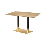 Table de café OMEGA DUO avec plateau stratifié