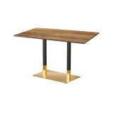 Table de café OMEGA DUO avec plateau stratifié