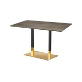 Table de café OMEGA DUO avec plateau stratifié