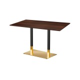Table de café OMEGA DUO avec plateau stratifié