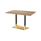 Table de café OMEGA DUO avec plateau stratifié