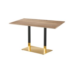 Table de café OMEGA DUO avec plateau stratifié