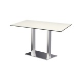 Table pour jardin à bière SIGMA DUO avec plateau HPL