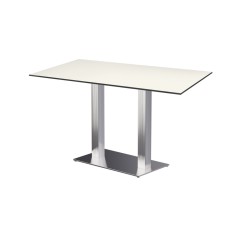 Table pour jardin à bière SIGMA DUO avec plateau HPL